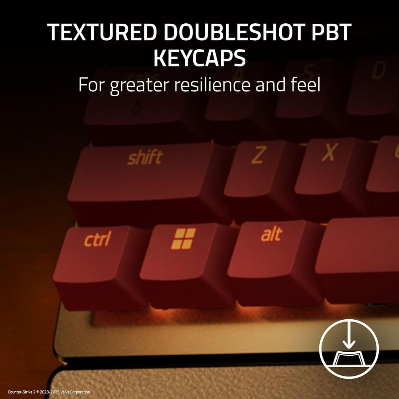 Клавиатура Razer Huntsman V3 Pro TKL RGB 84key Analog Optical Switches ENG Counter-Strike 2 Edition (RZ03-04982100-R3M1)