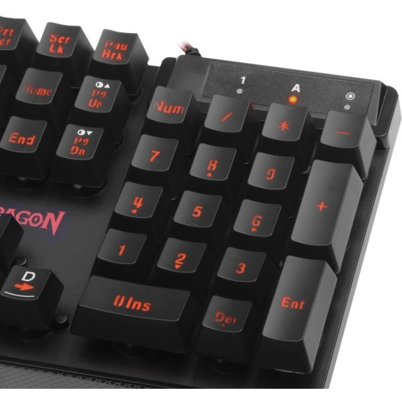 Клавиатура Redragon Yaksa K505 UKR, 7 кольорив AntiGhost USB (70392)