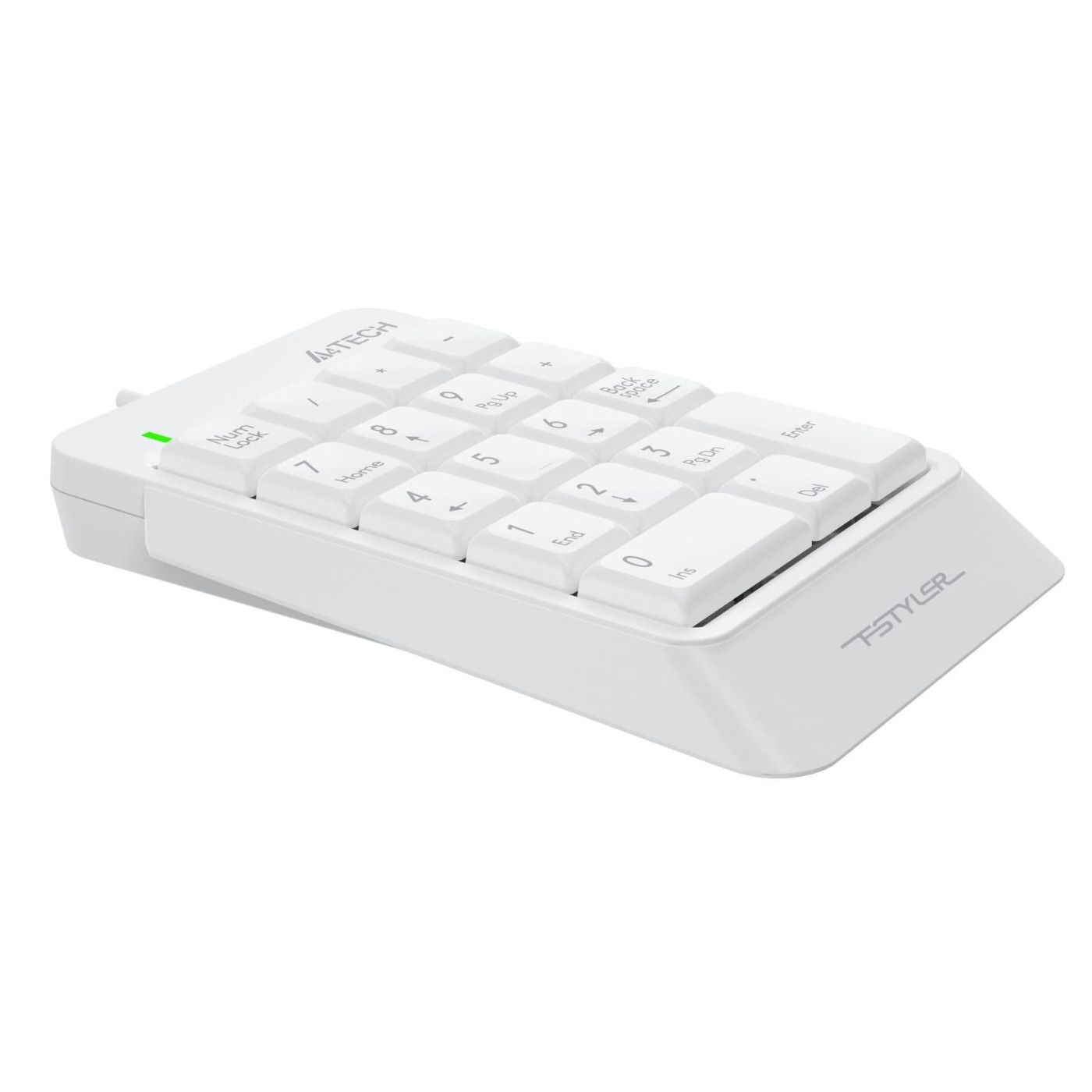 Клавіатура A4Tech Fstyler FK13P USB White (Numpad) (FK13P (White))