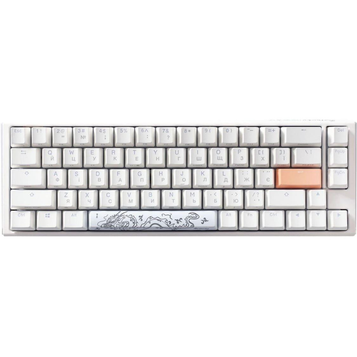 Клавиатура Ducky One 3 SF Cherry MX Red RGB White UA (DKON2167ST-RUAPXPWWWSC1)