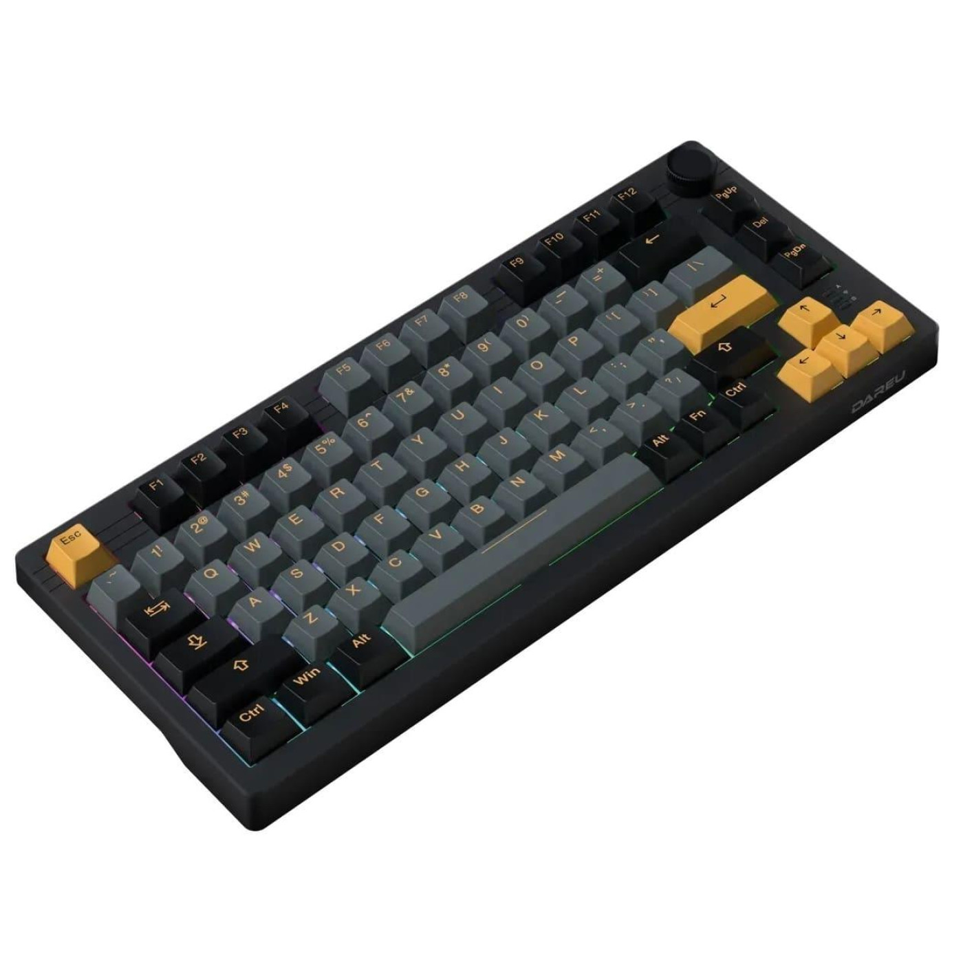 Клавіатура DAREU EK75 Pro (UA) Black Gray (KB-EK75P-BKG)