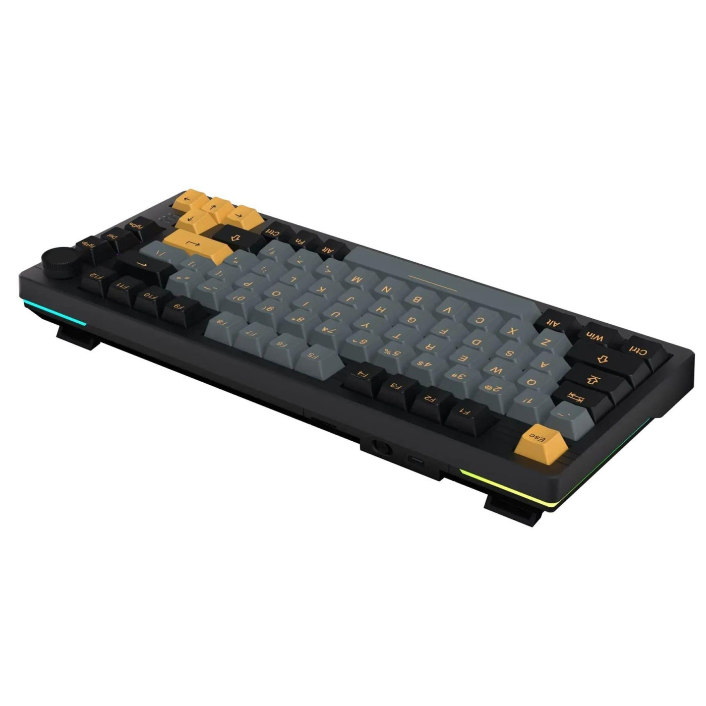 Клавіатура DAREU EK75 Pro (UA) Black Gray (KB-EK75P-BKG)