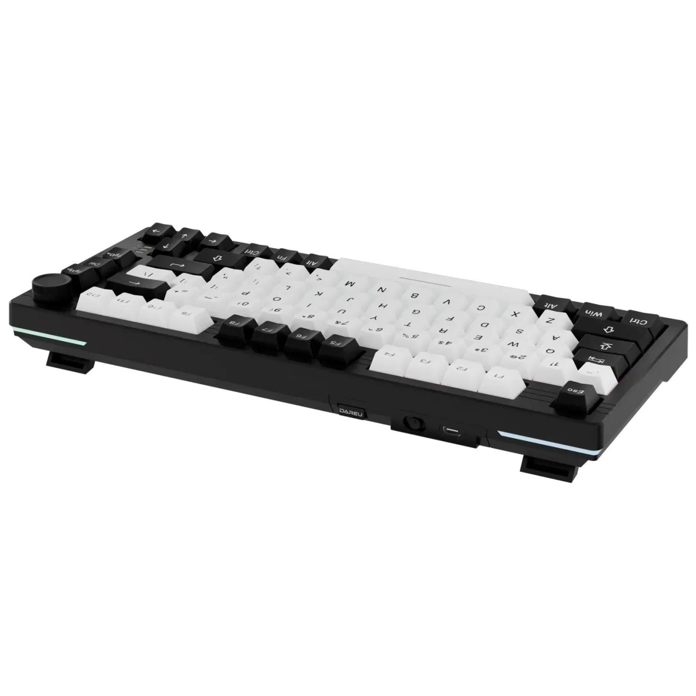 Клавіатура DAREU EK75 Pro (UA) Black White (KB-EK75P-BW)