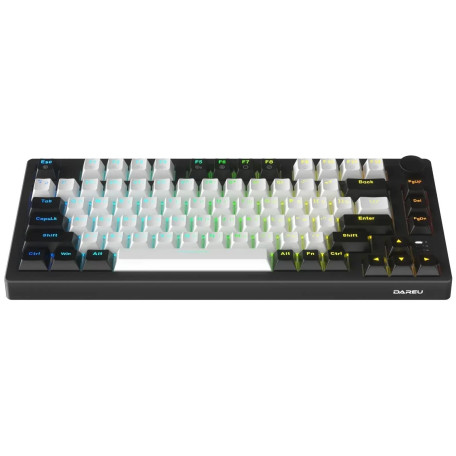 Клавіатура DAREU EK75 Black White (KB-EK75-BW)