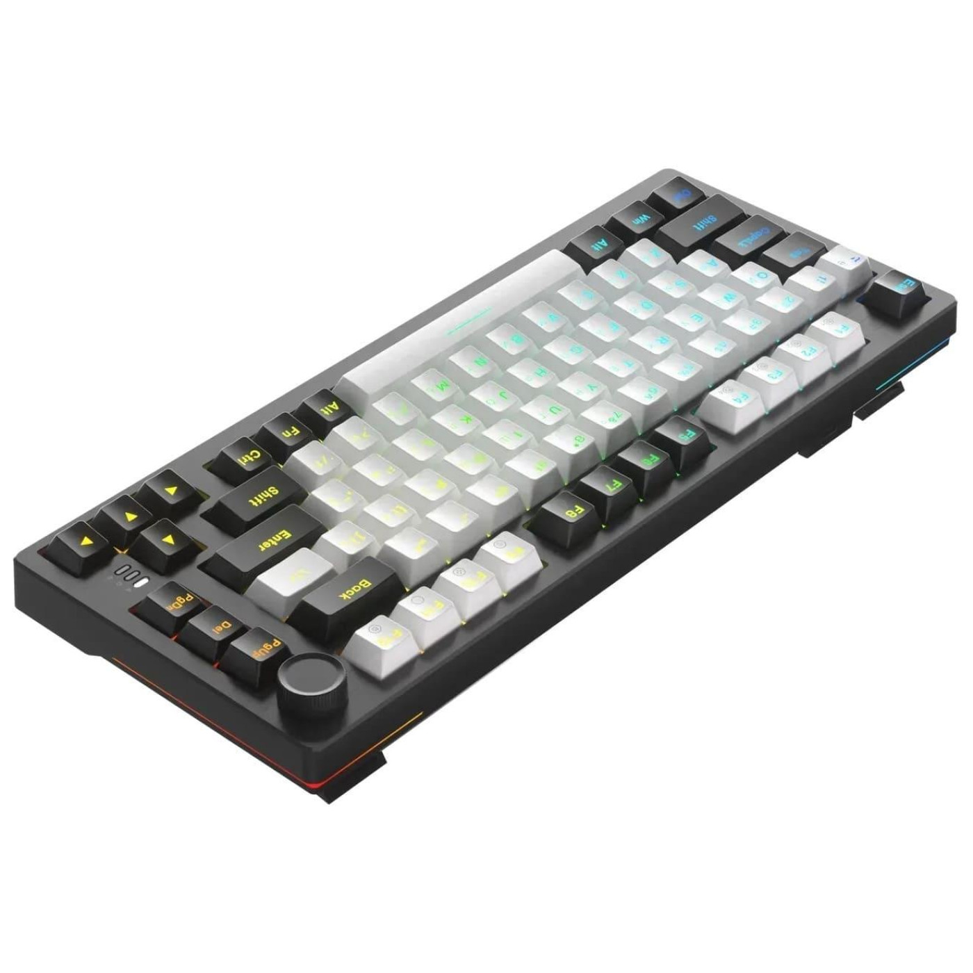 Клавіатура DAREU EK75 Black White (KB-EK75-BW)