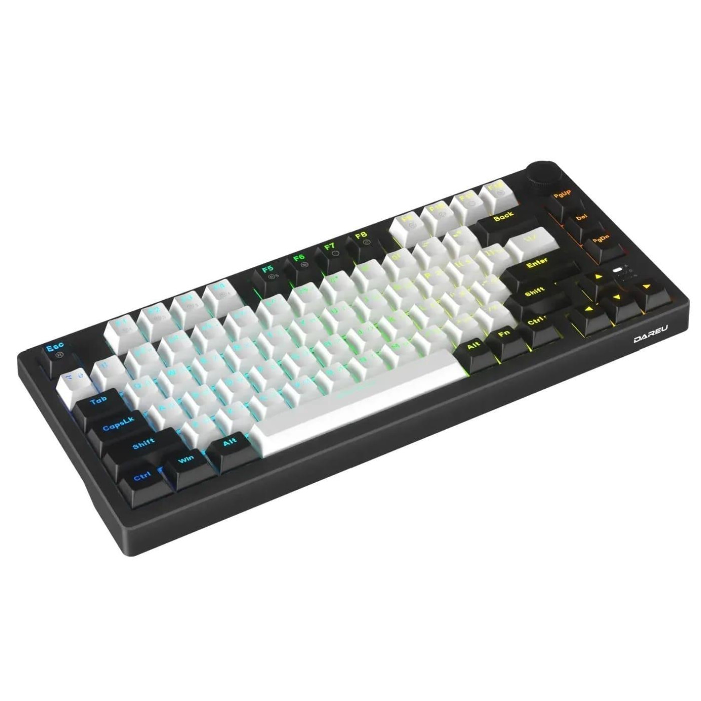 Клавіатура DAREU EK75 Black White (KB-EK75-BW)