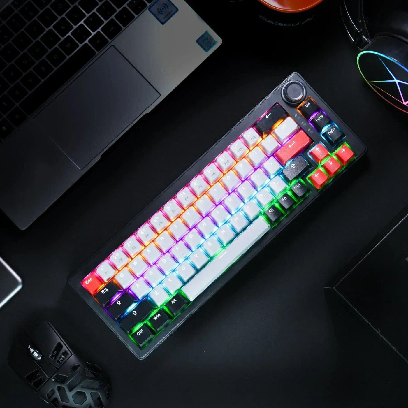 Клавіатура DAREU EK65G Black Gray (KB-EK65G-BK)