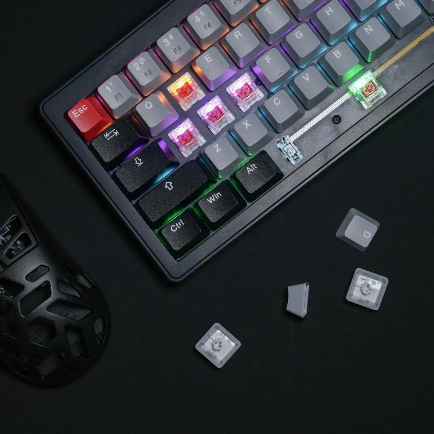 Клавіатура DAREU EK65G Black Gray (KB-EK65G-BK)