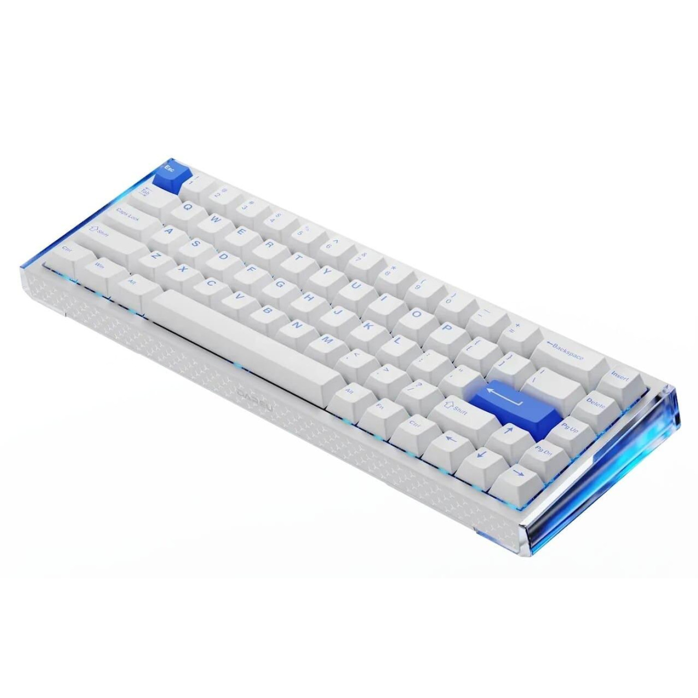 Клавіатура DAREU COOL 68 (8000Hz / Rapid Trigger) White Blue (KB-COOL68-OBL)