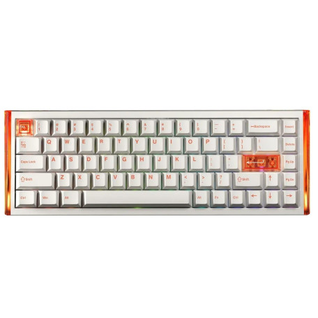 Клавіатура DAREU COOL 68 (8000Hz / Rapid Trigger) White Orange (KB-COOL68-ORG)