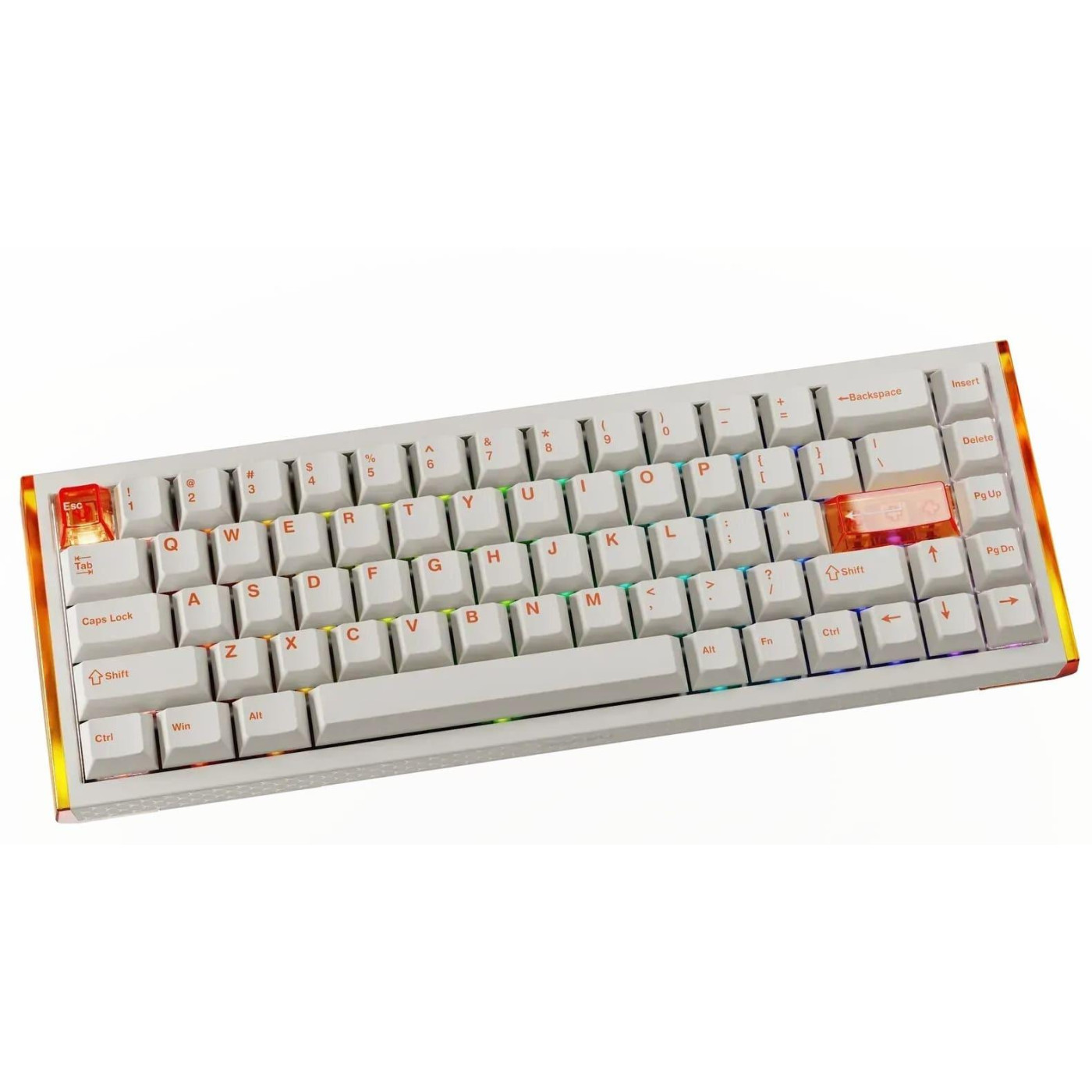 Клавіатура DAREU COOL 68 (8000Hz / Rapid Trigger) White Orange (KB-COOL68-ORG)