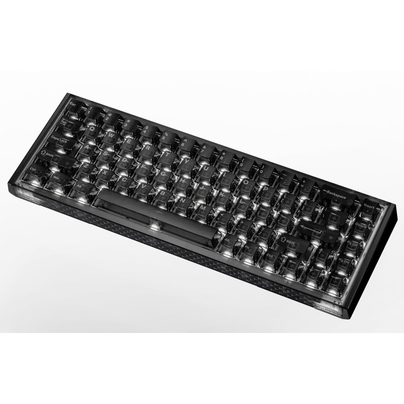 Клавіатура DAREU COOL 68 (8000Hz / Rapid Trigger) Black Transparent (KB-COOL68-IBK)