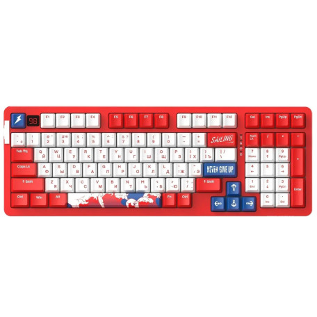 Клавіатура DAREU A98 Pro Red White (KB-A98P-RD)