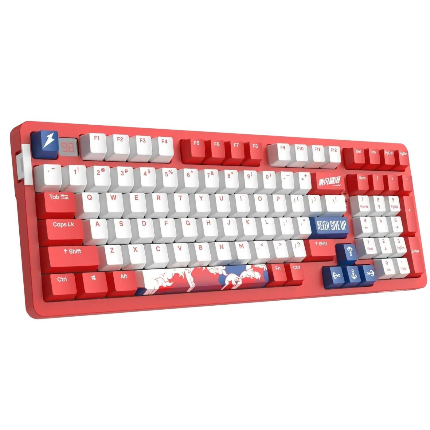 Клавіатура DAREU A98 Pro Red White (KB-A98P-RD)