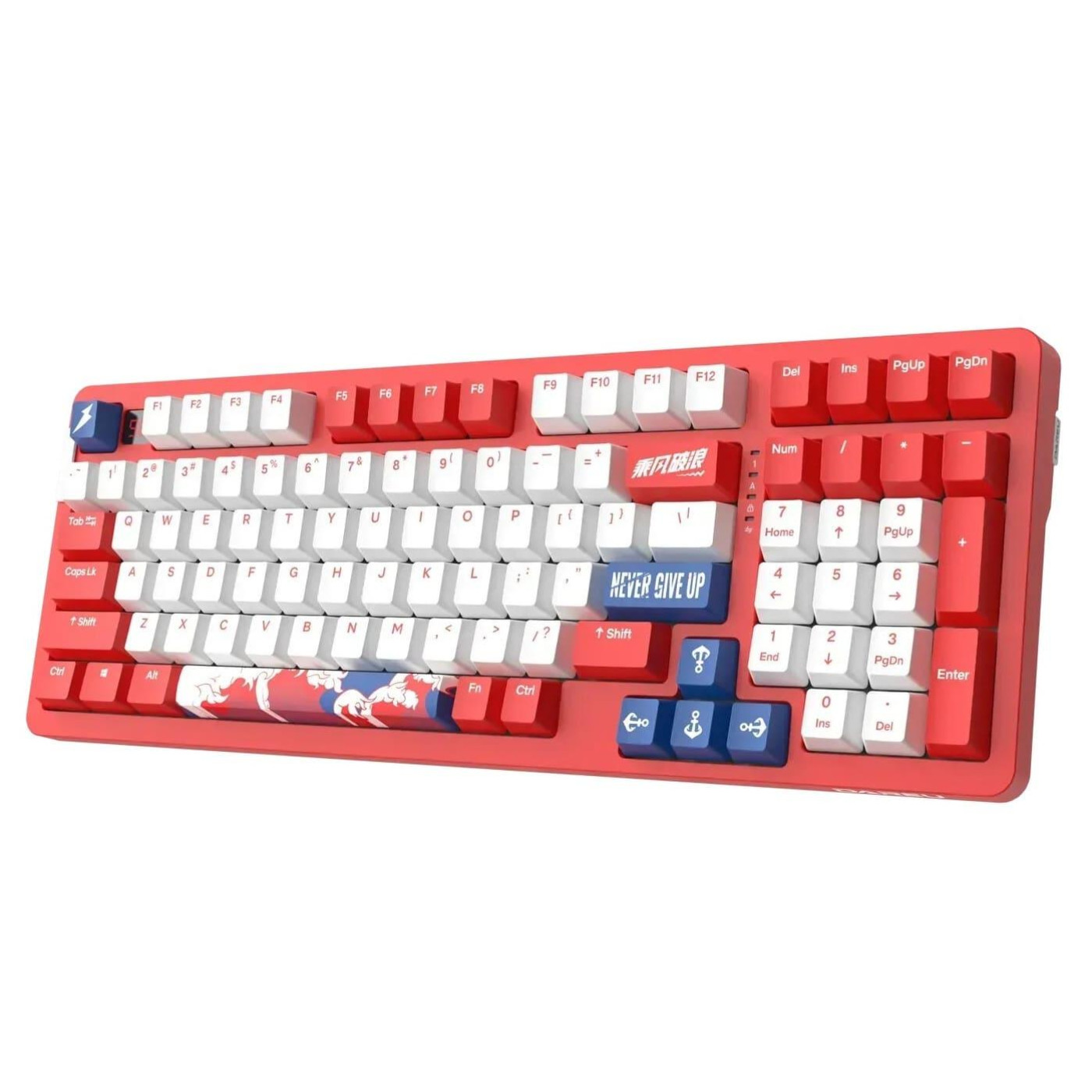 Клавіатура DAREU A98 Pro Red White (KB-A98P-RD)