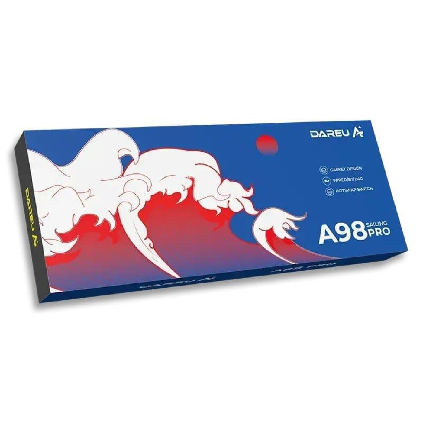 Клавіатура DAREU A98 Pro Red White (KB-A98P-RD)