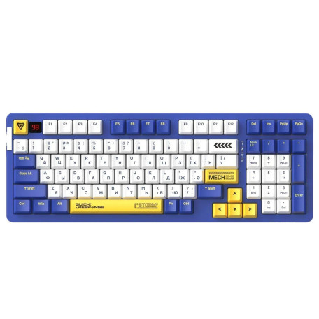 Клавіатура DAREU A98 Pro Blue White (KB-A98P-BL)