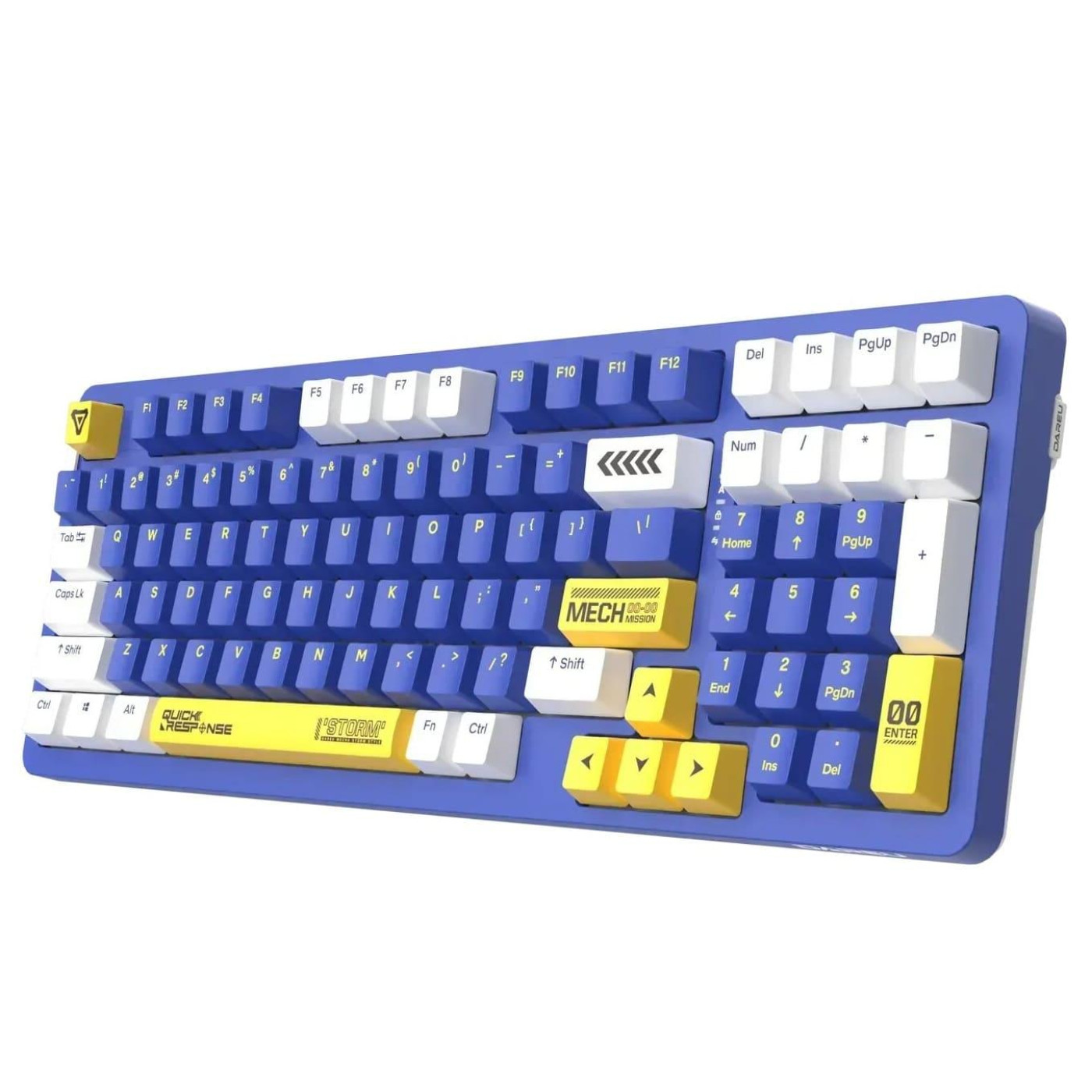 Клавіатура DAREU A98 Pro Blue White (KB-A98P-BL)