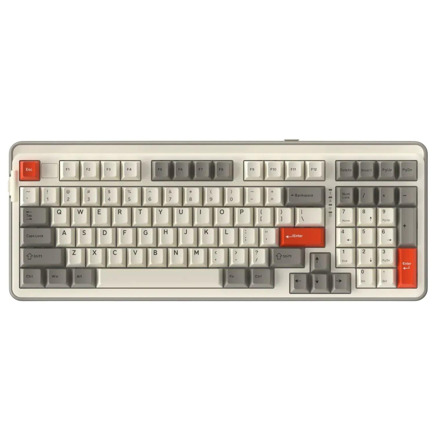 Клавіатура DAREU EK98 Pro (UA) White Gray (KB-EK98P-WT)