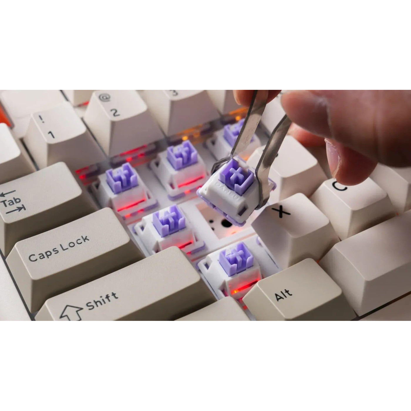 Клавіатура DAREU EK98 Pro (UA) White Gray (KB-EK98P-WT)