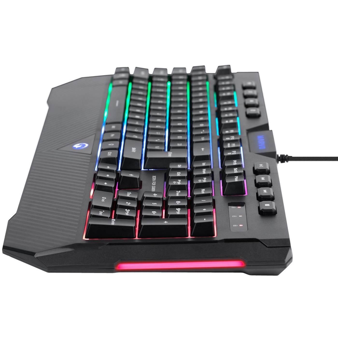 Клавіатура Marvo K656 3 colors-LED USB (K656)