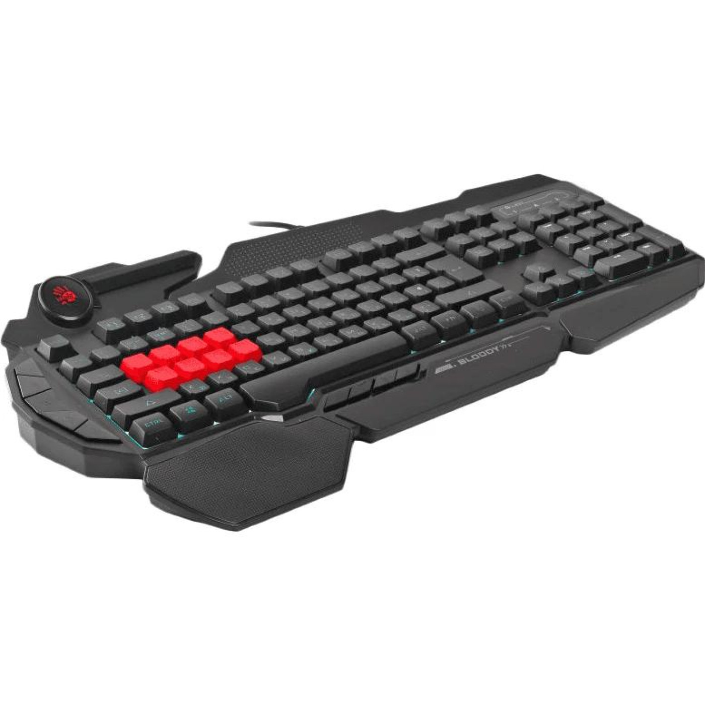 Клавиатура A4Tech Bloody B318-1, чорна, пидсвичування клавиш, USB (B318-1 Bloody (Black))