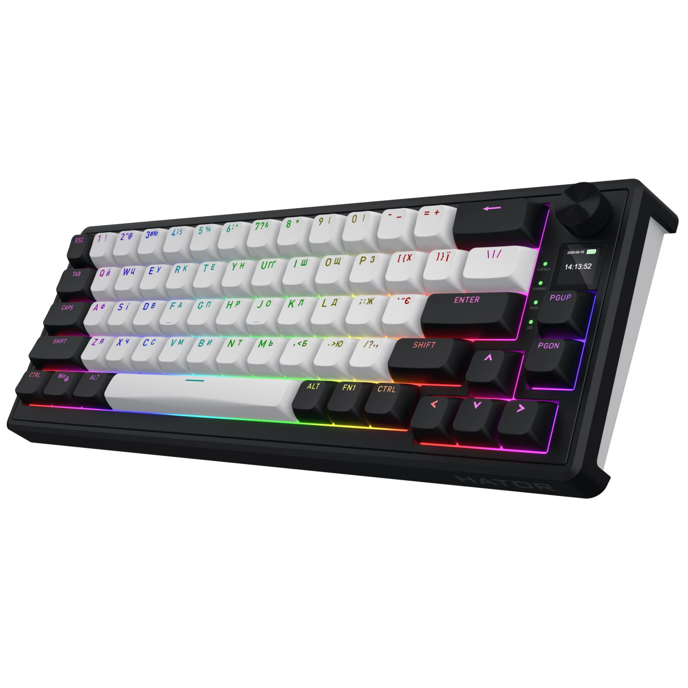 Клавиатура HATOR Skyfall 65 MAG ULTIMA 8K Wireless Black White (HTK3860UA)