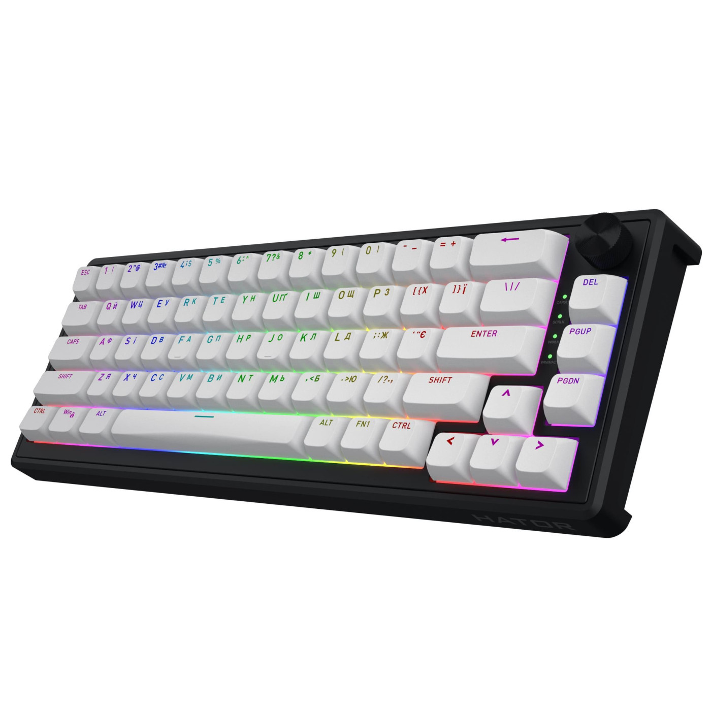 Клавіатура HATOR Skyfall 65 MAG ULTRA 8K Black White (HTK1860UA)