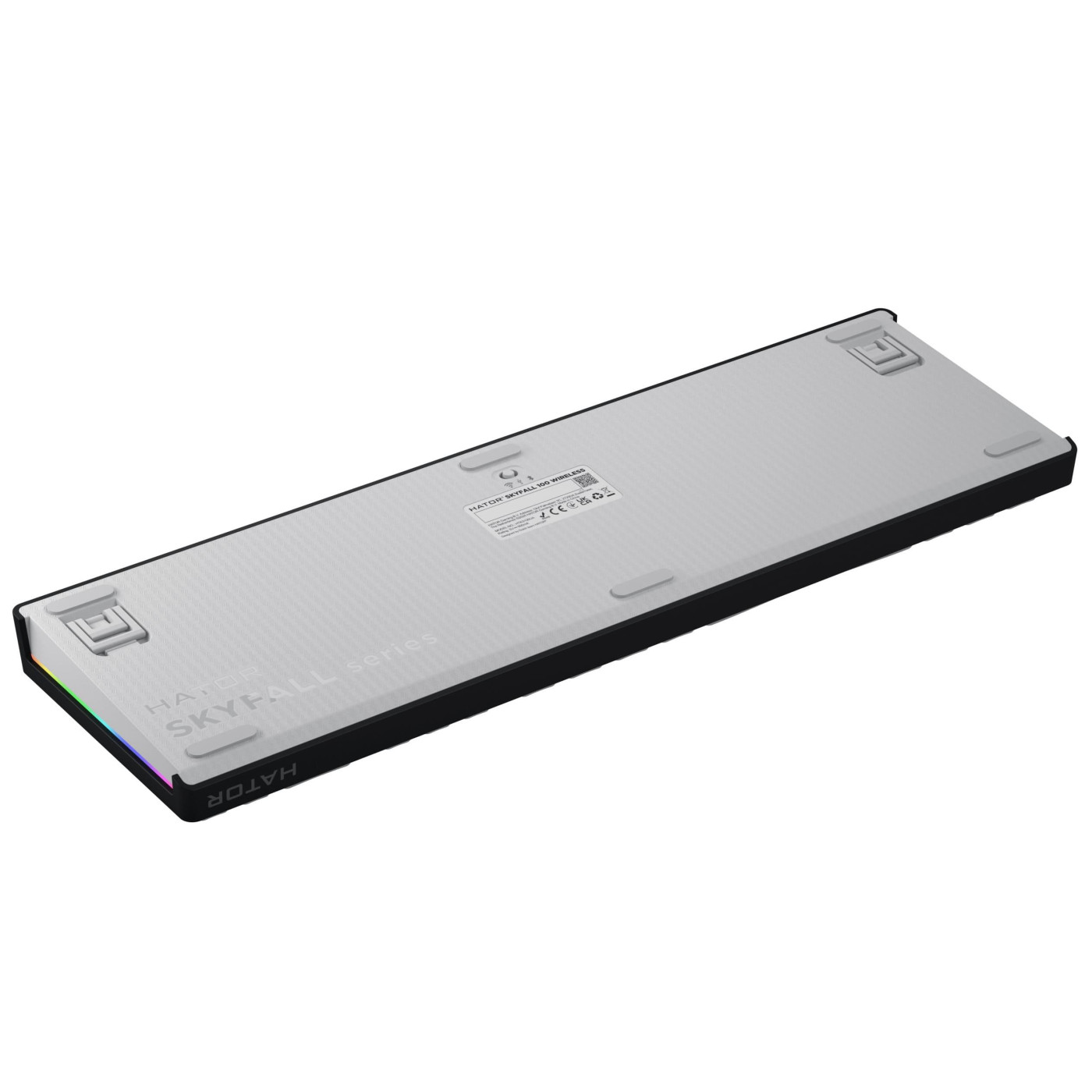 Клавіатура HATOR Skyfall 100 Wireless Black White (HTK3100UA)