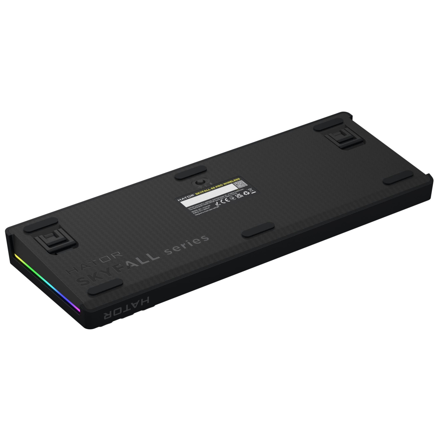 Клавіатура HATOR Skyfall 65 PRO Wireless Silent Switches US Grey Black (HTK4160)