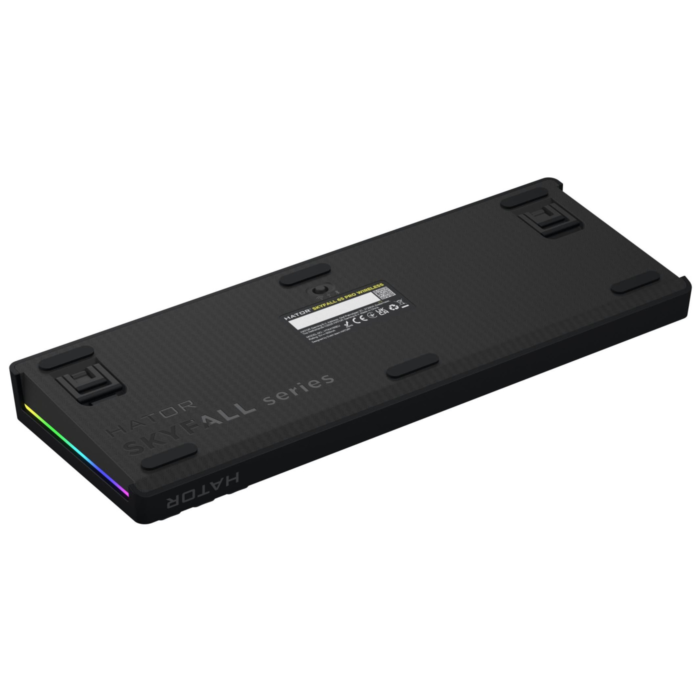 Клавіатура HATOR Skyfall 65 PRO Wireless Silent Switches UK-ISO Grey Black (HTK4160EU)