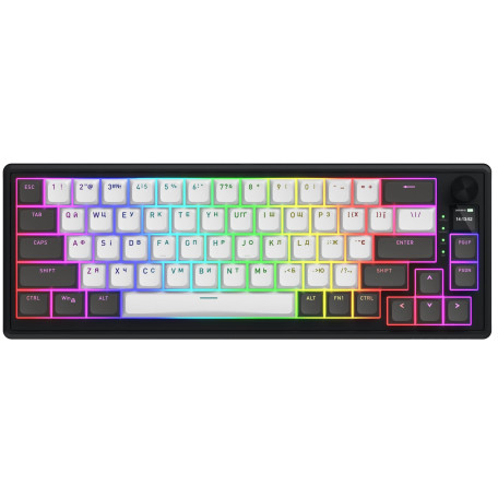 Клавіатура HATOR Skyfall 65 PRO Wireless Silent Switches Grey Black (HTK4160UA)