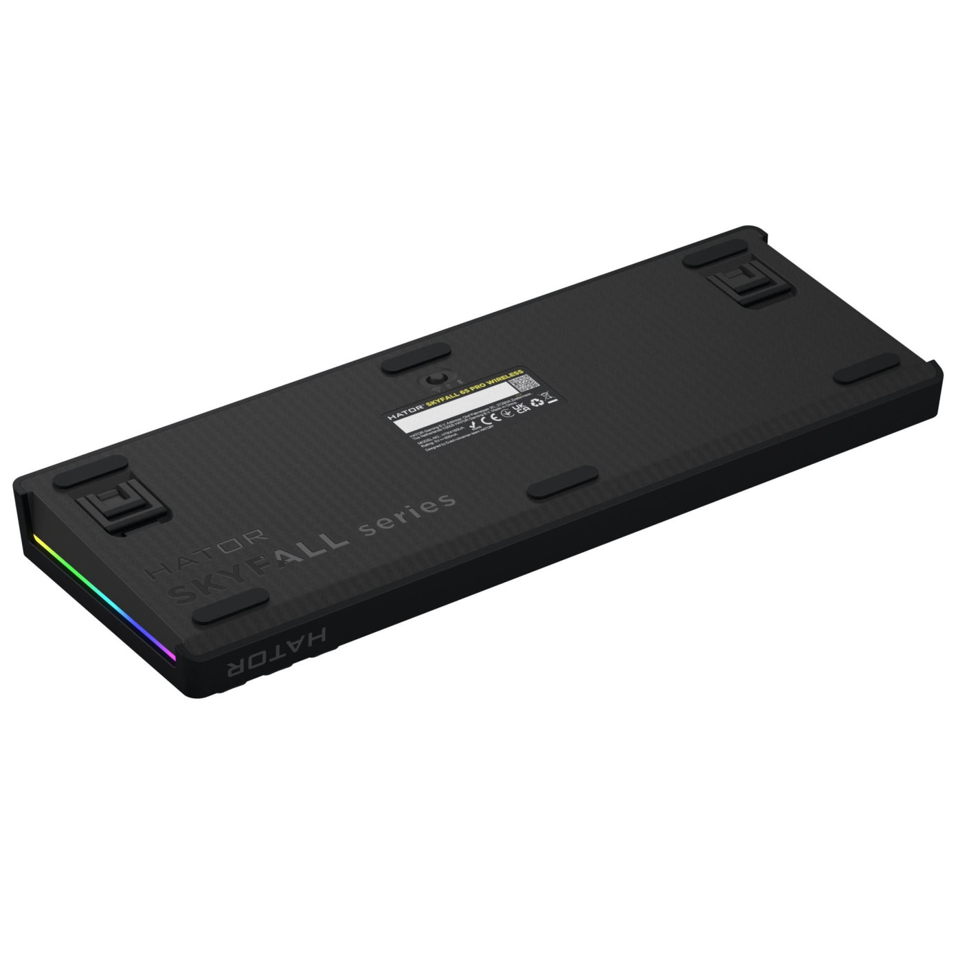 Клавіатура HATOR Skyfall 65 PRO Wireless Silent Switches Grey Black (HTK4160UA)