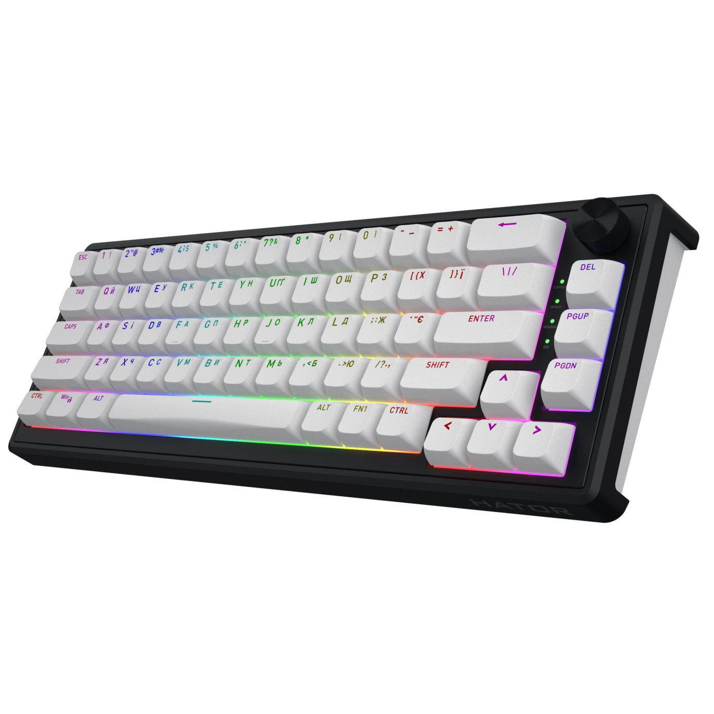 Клавиатура HATOR Skyfall 65 Wireless Black White (HTK3160UA)