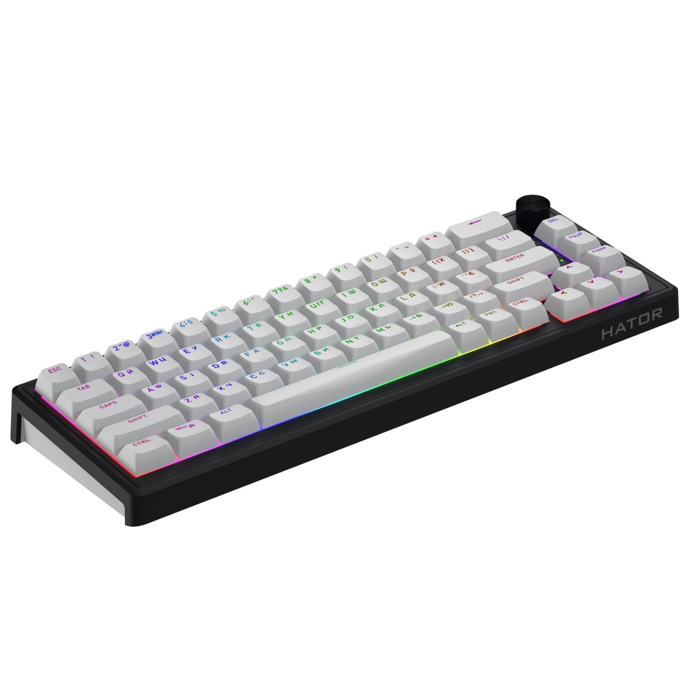 Клавиатура HATOR Skyfall 65 Wireless Black White (HTK3160UA)