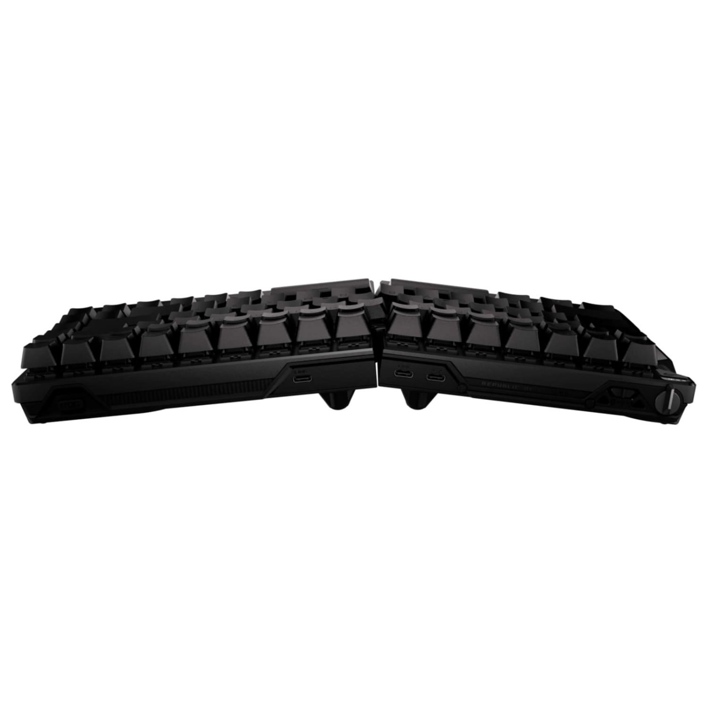 Клавіатура ASUS ROG Falcata Split 83key Magnetic Switch USB-A/WL/BT EN RGB Black (90MP043H-BKUA20)
