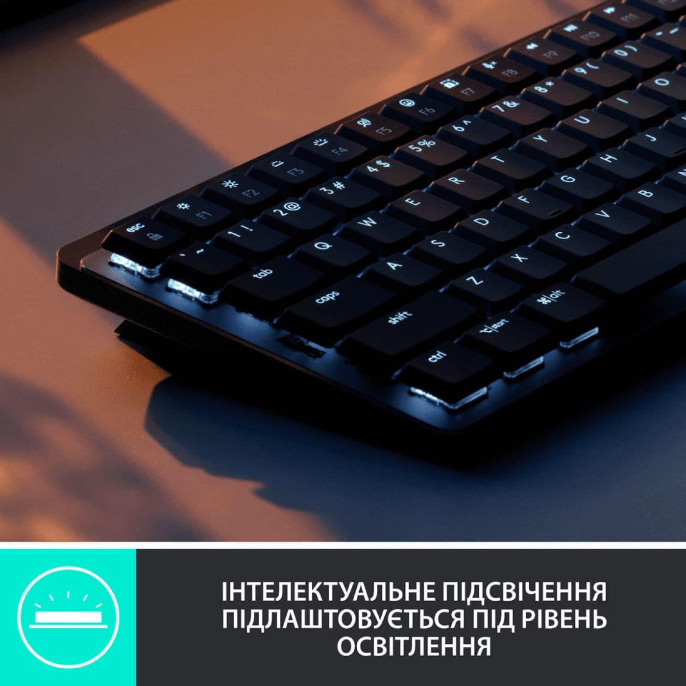 Клавіатура Logitech MX Mechanical Mini Minimalist Wireless Illuminated Graphite (920-010780)