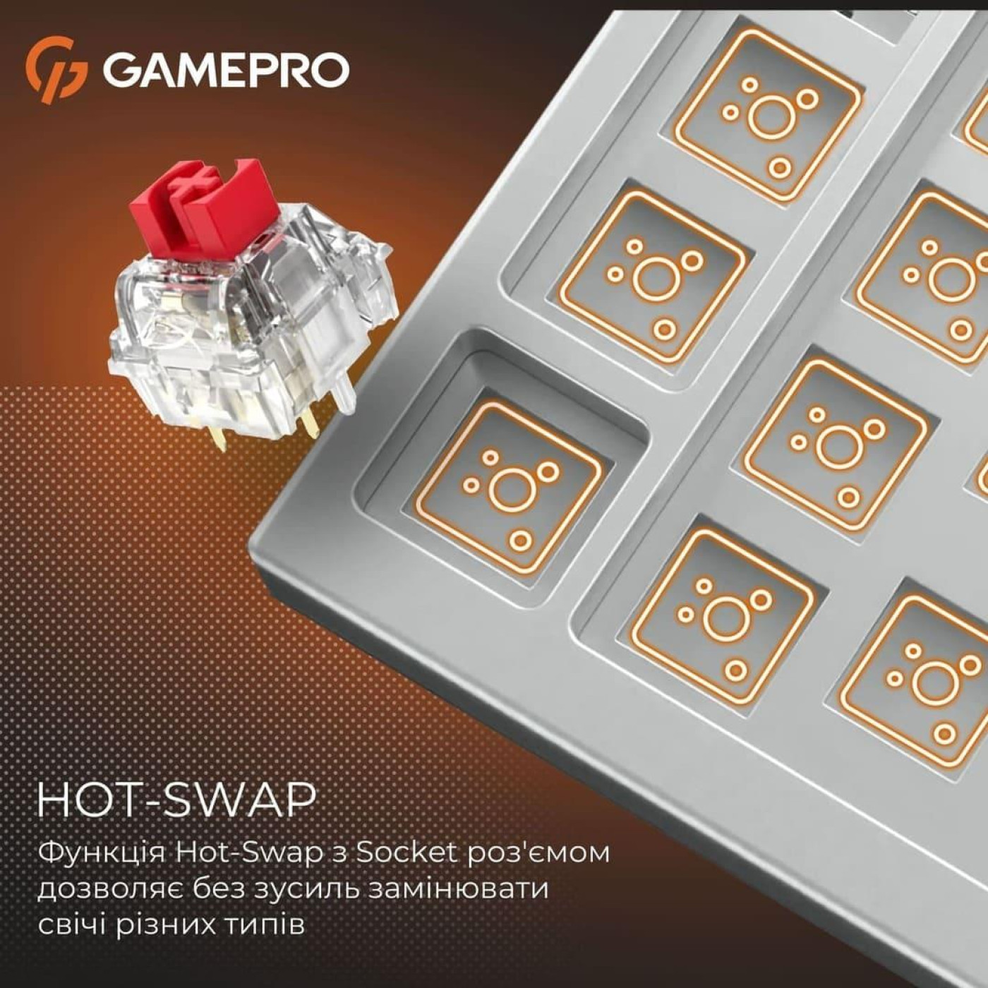 Клавіатура GamePro Genesis Silverlight MK126 (MK126)