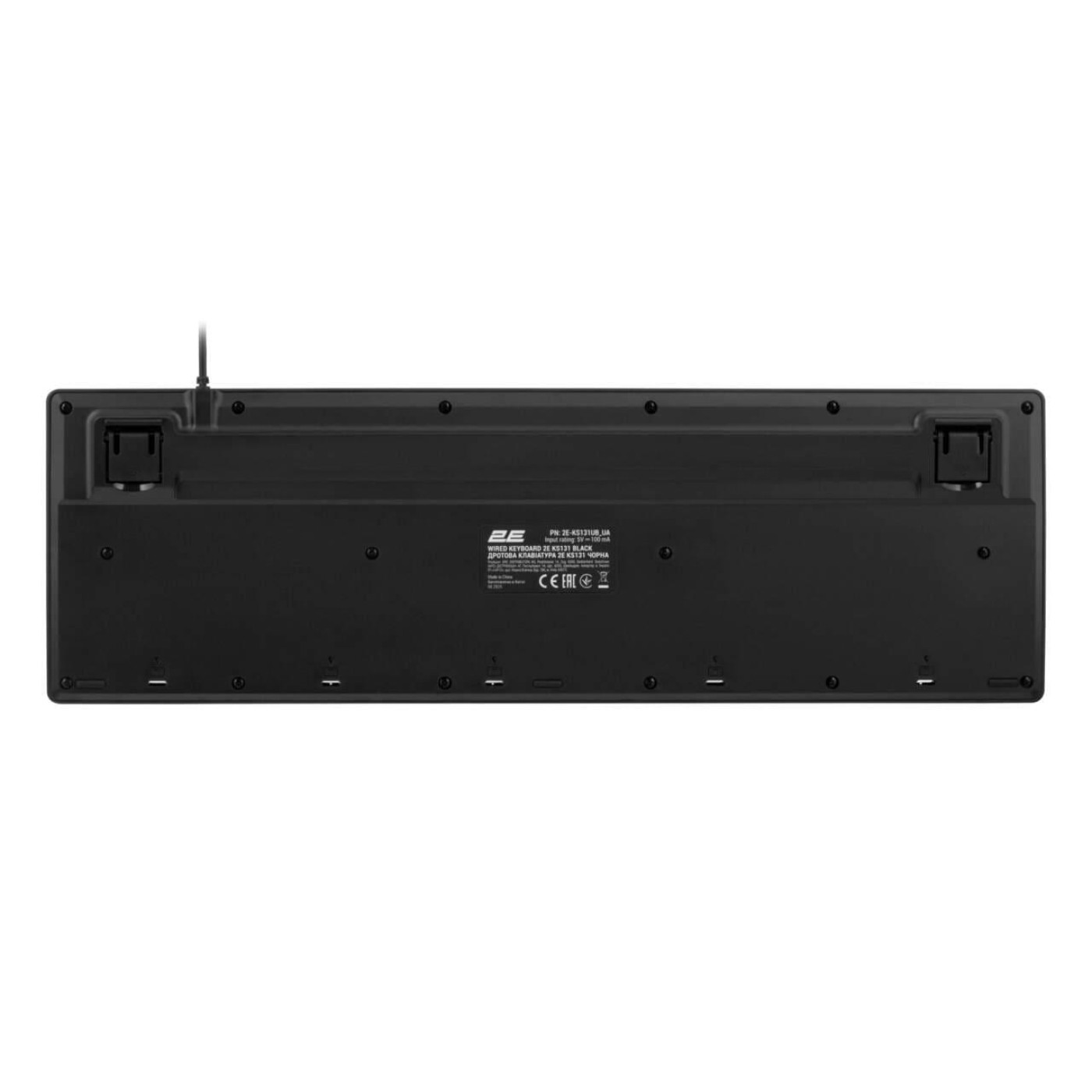 Клавіатура 2E KS131 104key EN/UK Black (2E-KS131UB_UA)