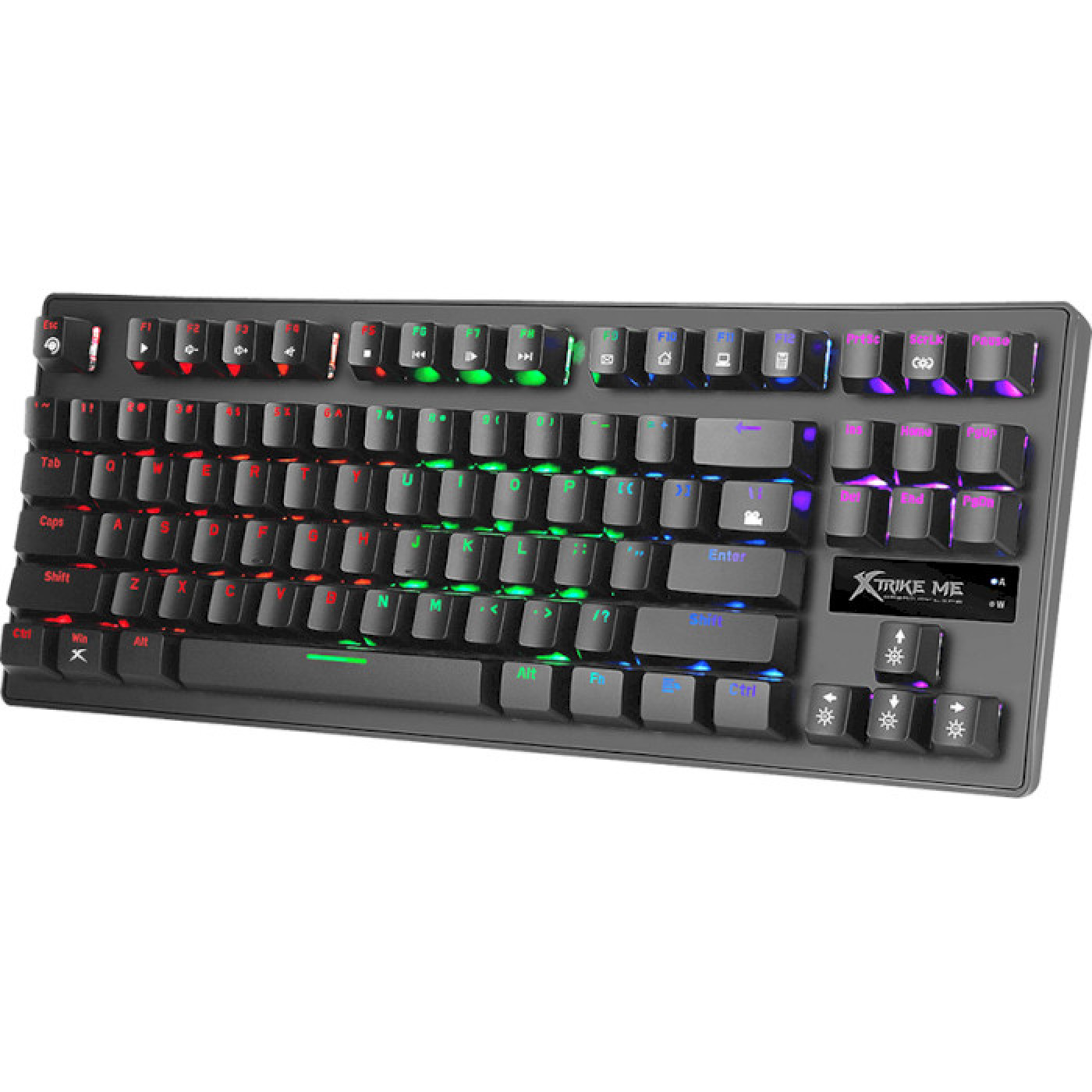 Клавиатура Xtrike Me Xtrike GK-979 5 colors-LED Mechanical Red Switch USB Black (GK-979)