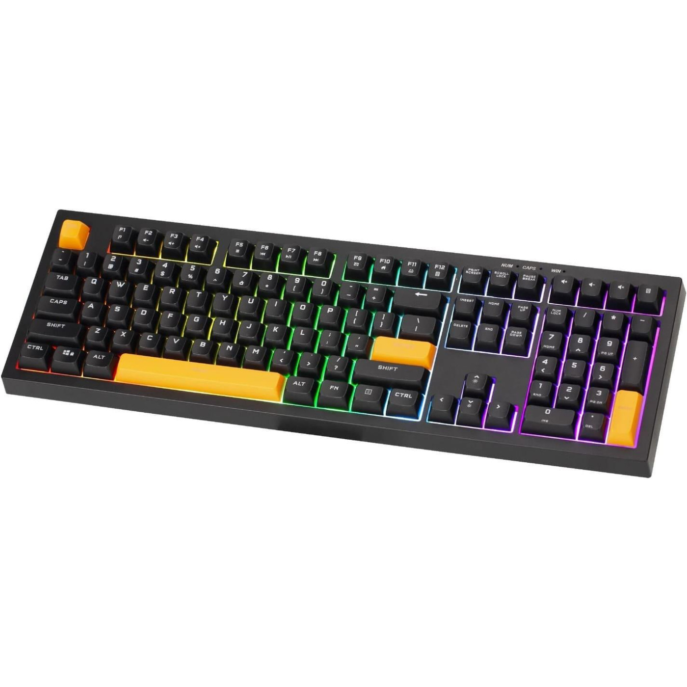 Клавиатура Xtrike Me KB-512 UA Silent switch LED USB Black (KB-512BKUA)