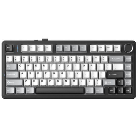Клавіатура Aula F75 HE Wireless Keyboard Dragan King Magnetic Switch EN/UA Black/White (6978080506993)