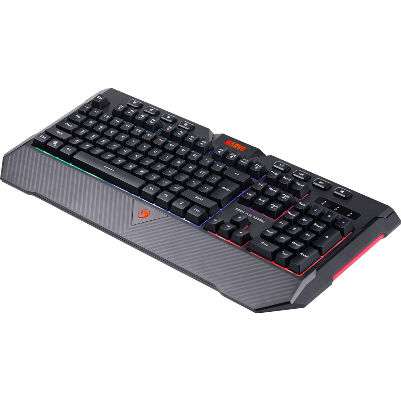 Клавіатура Marvo K656 3 colors-LED USB (K656)