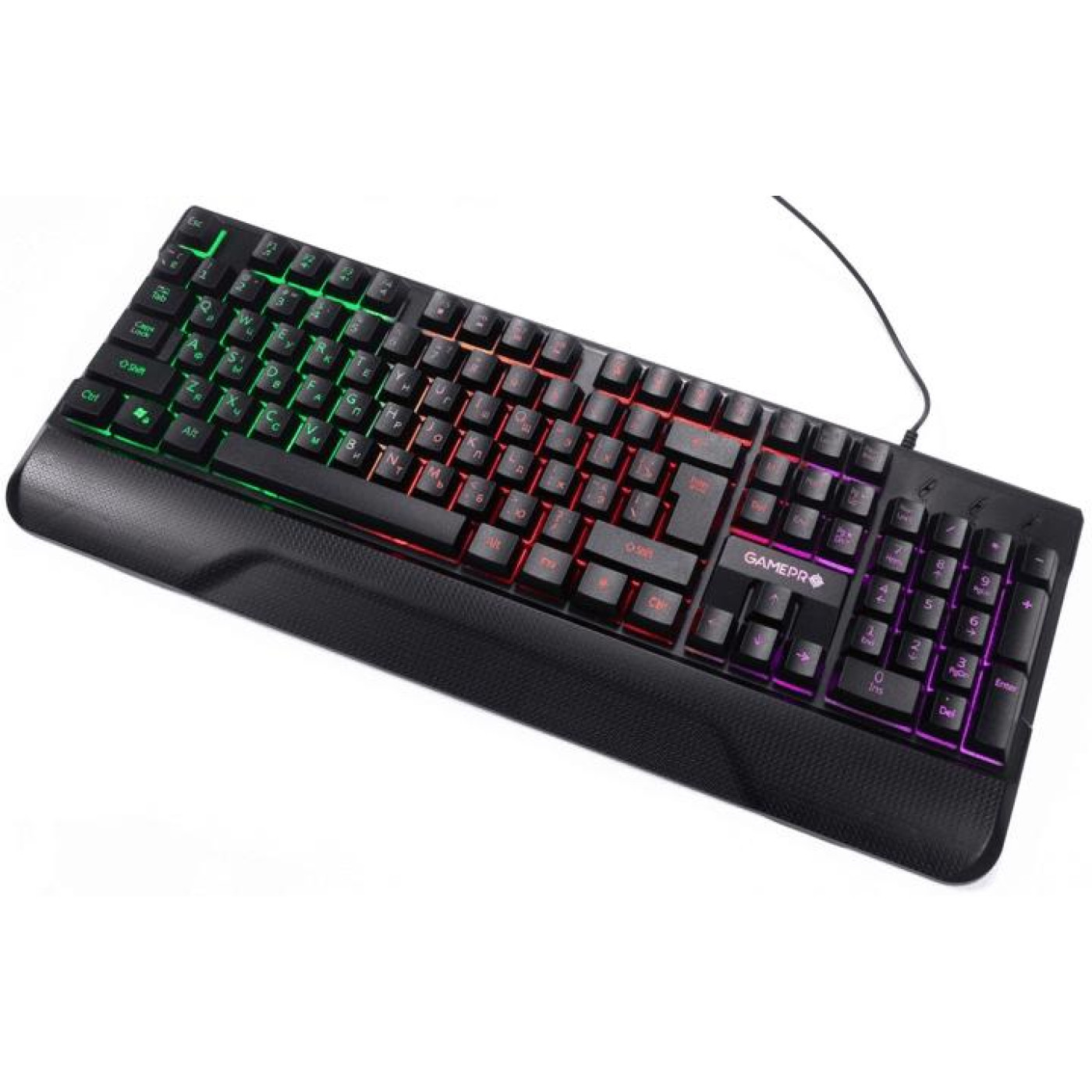Клавиатура GamePro GK398 Headshot RGB USB Black (GK398)