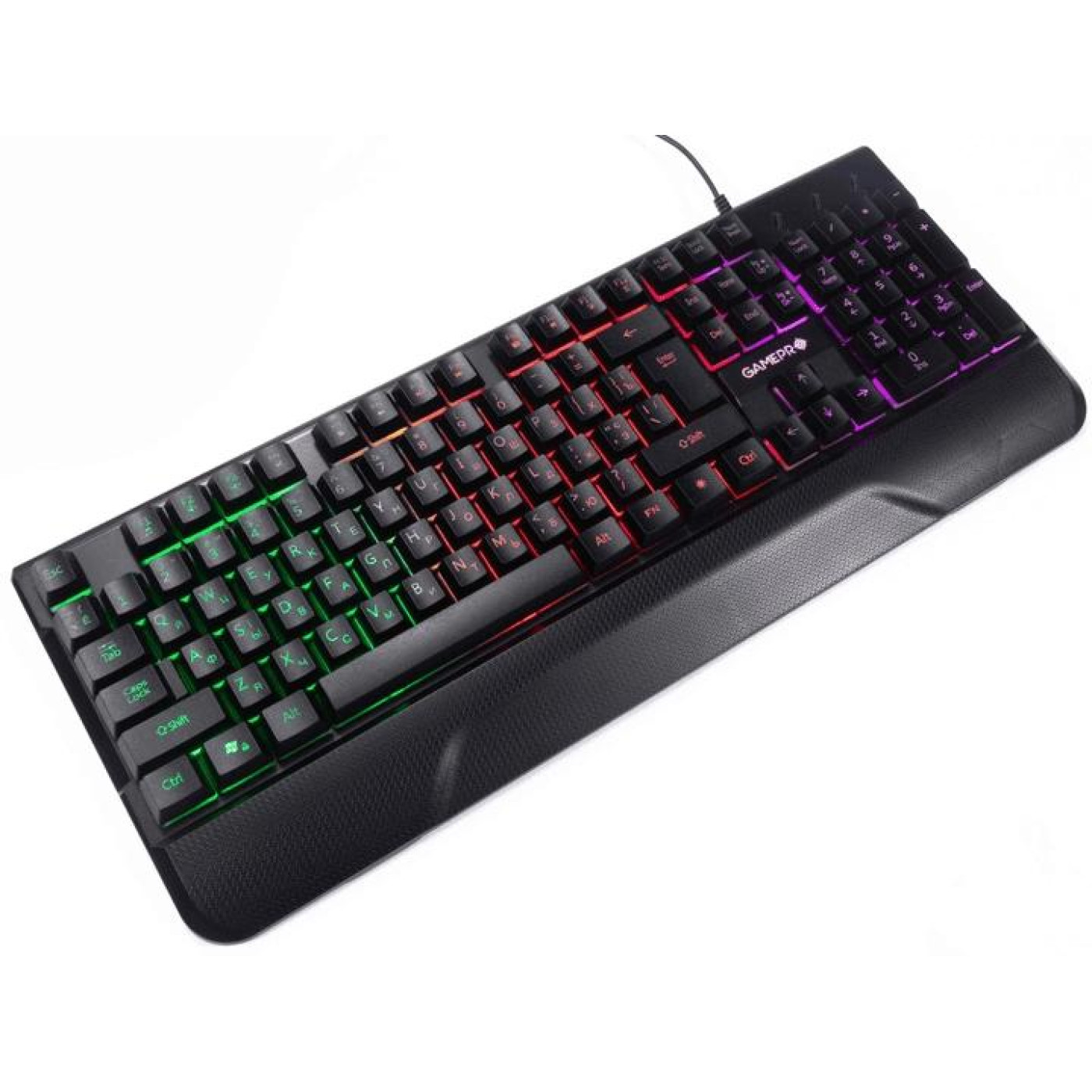 Клавиатура GamePro GK398 Headshot RGB USB Black (GK398)