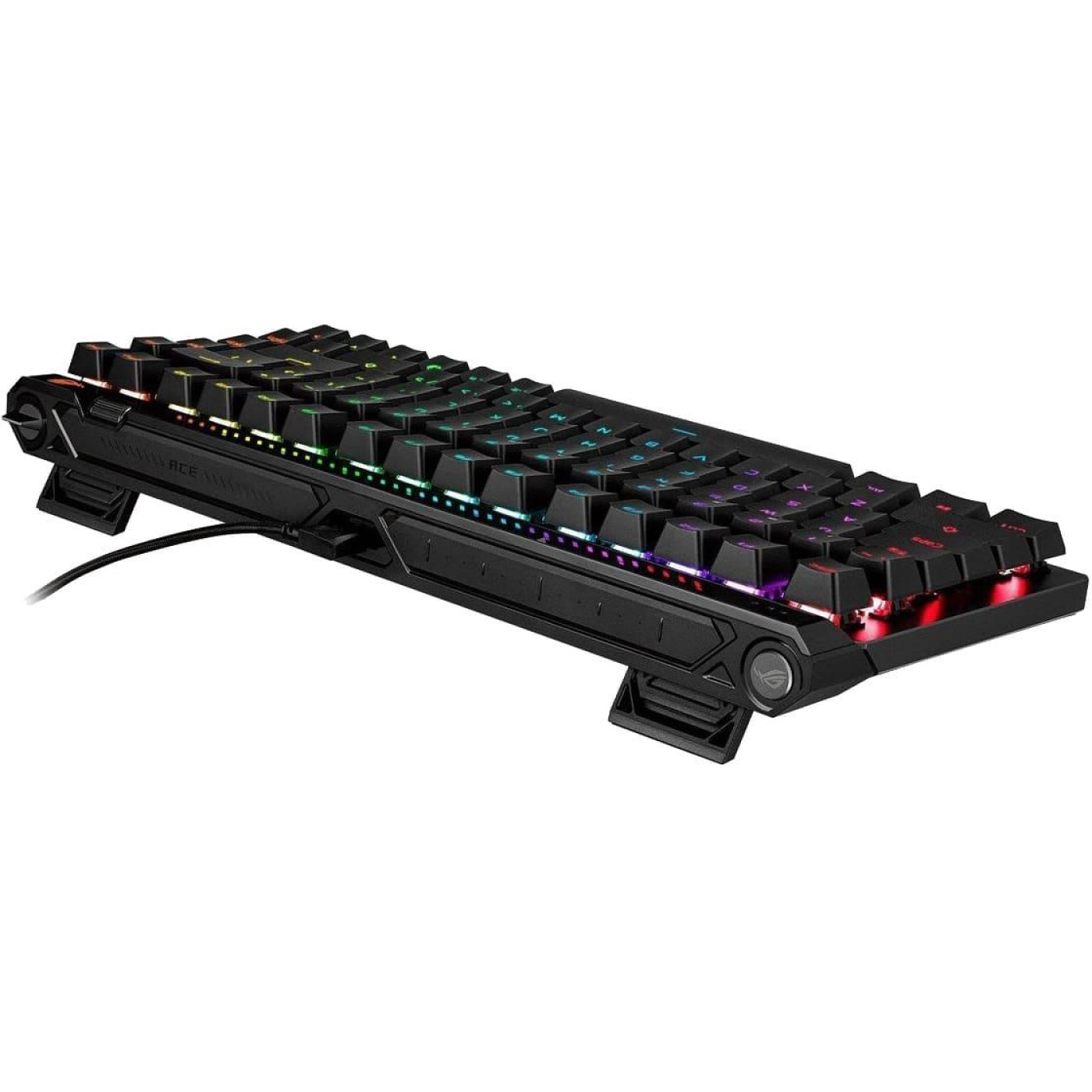 Клавіатура ASUS ROG Falchion Ace 75 HE HFX V2 Magnetic Switches USB-A EN RGB Black (90MP047H-BKUA20)