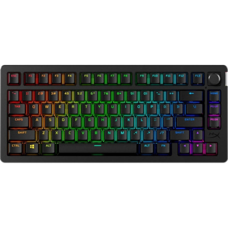 Клавіатура HyperX Alloy Rise 75 Wireless ENG/UA RGB Black (91Y91AA)