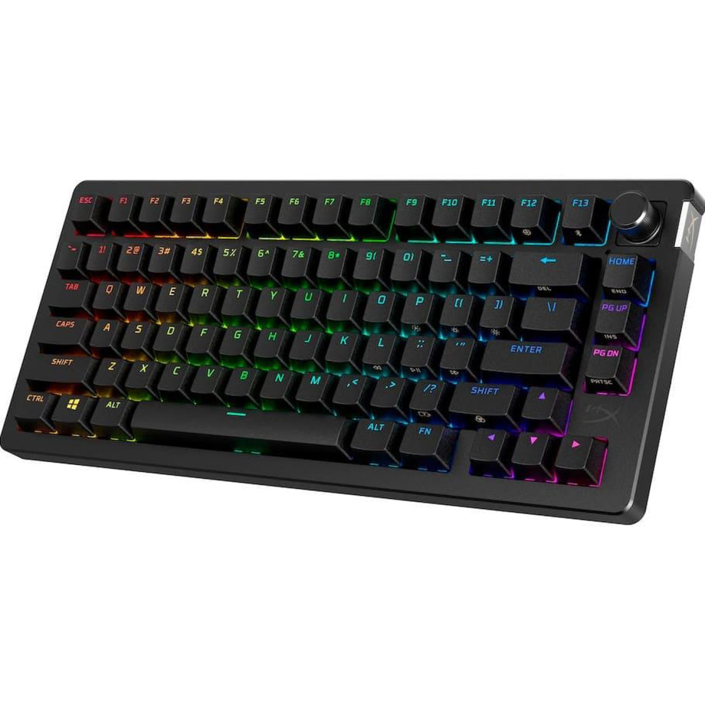 Клавіатура HyperX Alloy Rise 75 Wireless ENG/UA RGB Black (91Y91AA)
