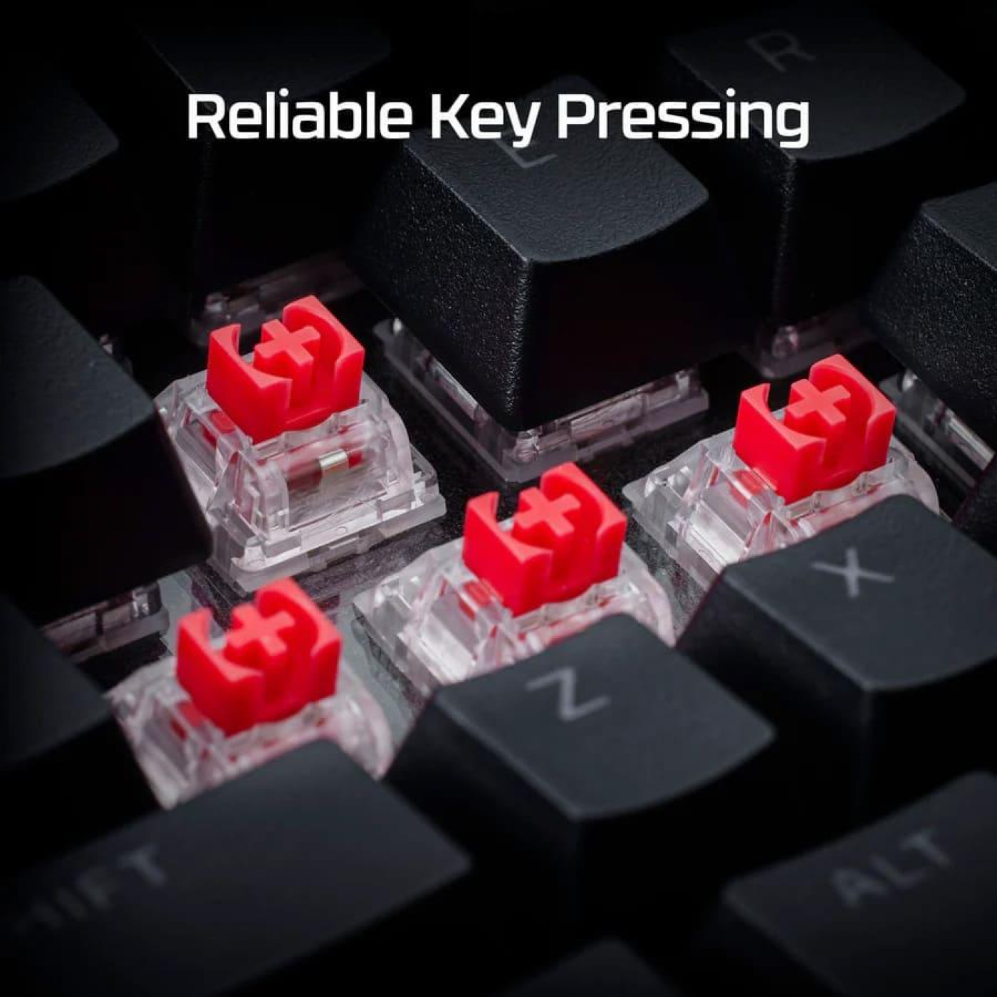 Клавіатура HyperX Alloy Rise 75 Wireless ENG/UA RGB Black (91Y91AA)