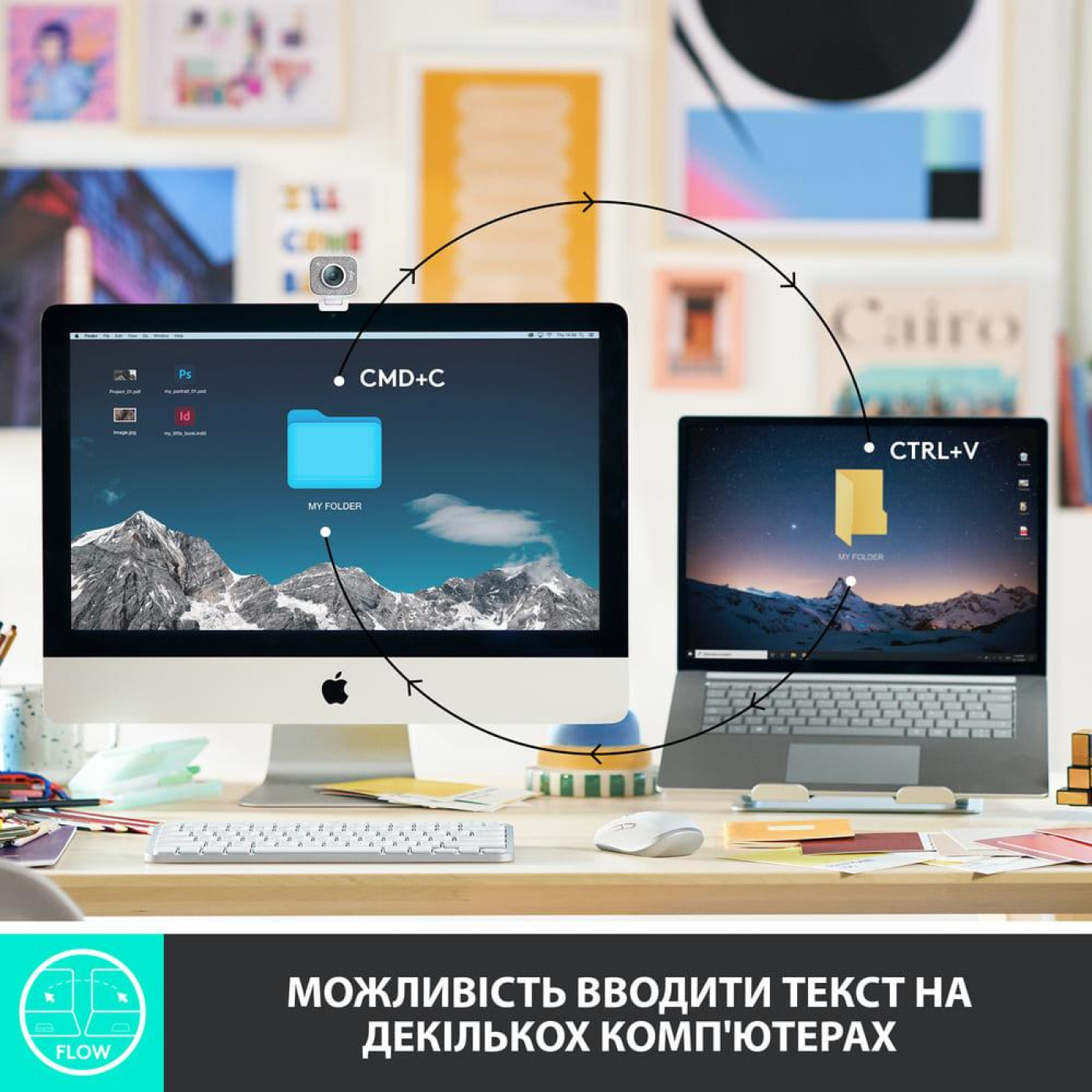 Клавиатура Logitech MX Keys Mini Wireless Illuminated Pale Grey (920-010499)